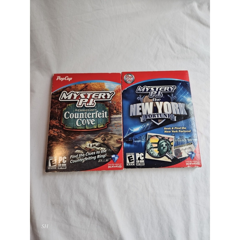 Mystery P.I. PC Games Lot Of 2